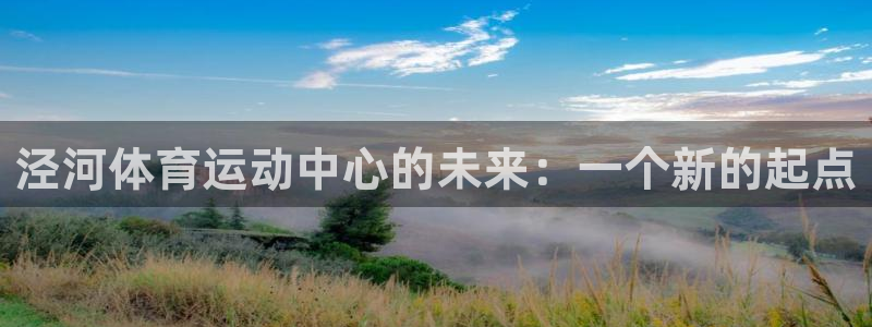 风暴体育下载app：泾河体育运动中心的未来：一个新的起点